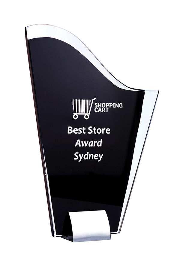 Black Onyx - Glass Wave Corporate Award
