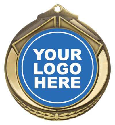 Shield Medal - Two tone