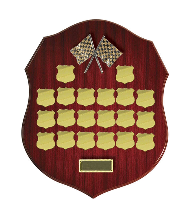 Shield Plaque with M sports flag (Available for all sports)
