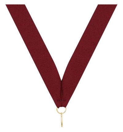 Maroon V Neck Ribbon