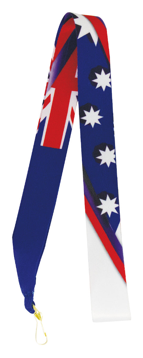 Australian Ribbon Australian theme-Flag Ribbon – 3D Crystal TAG