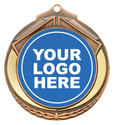 Shield Medal - Two tone