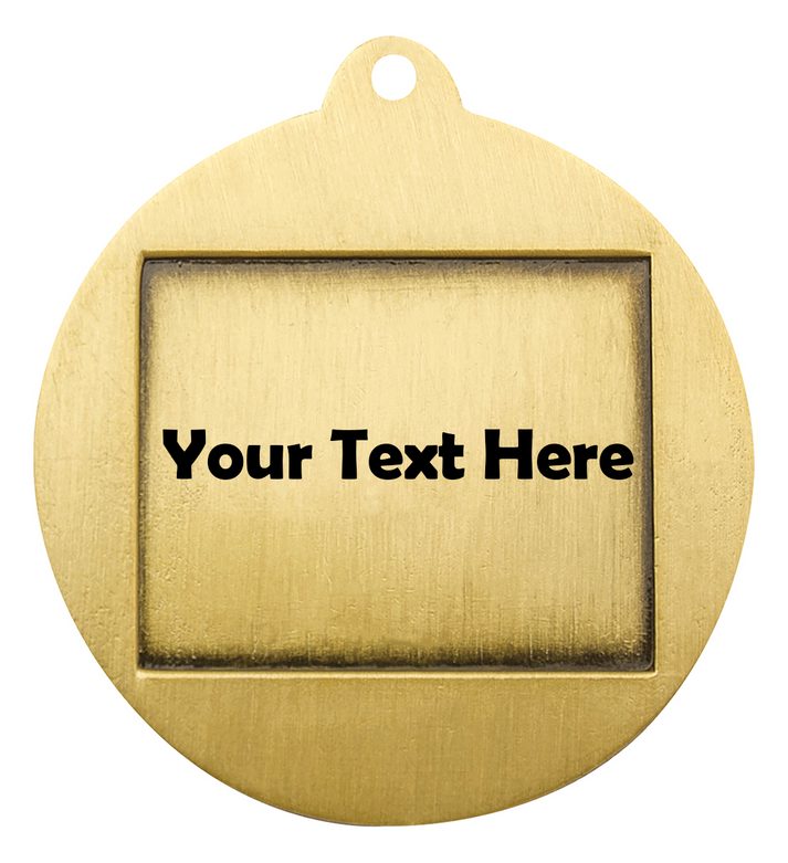 Netball Econo Medal – 3D Crystal TAG